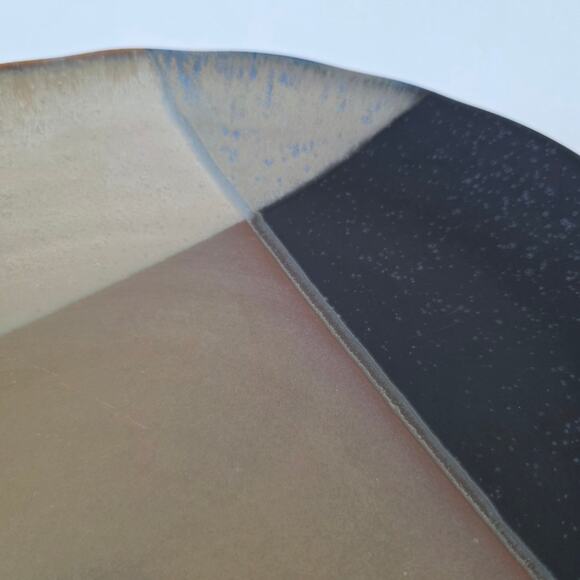 Sango Gold Dust Black Dinner Plate Round Two Tone Stoneware 12.5 in Replacement - Picture 3 of 8